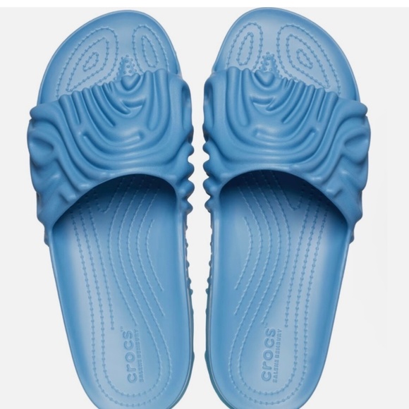 Salehe Bembury X Crocs The Pollex Slide sandal W9 M7 NIB Tashmoo blue Fingerprin main image 7